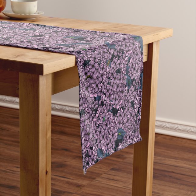 Caminho De Mesa Pequeno Jardim Violet Lilac (No Local)