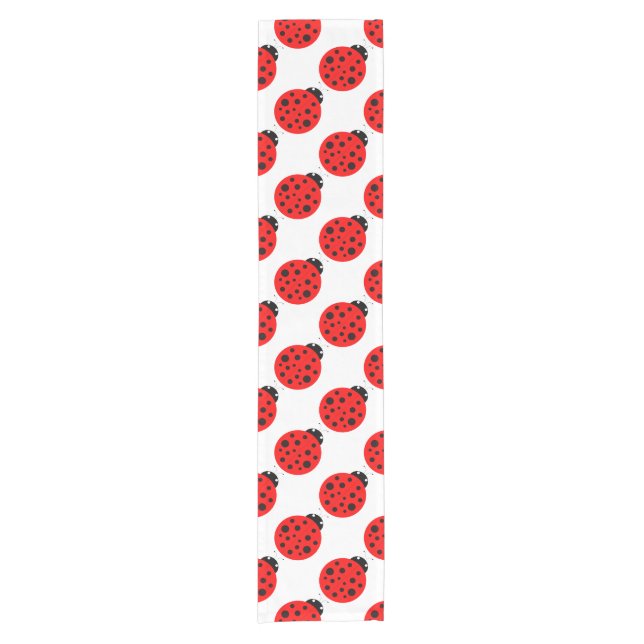Caminho De Mesa Pequeno Ladybug Pattern (Frente)