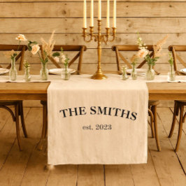 Caminho De Mesa Pequeno Letreiro de corredor de mesa de casamento personal