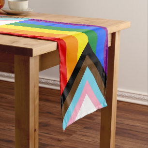 Caminho De Mesa Pequeno LGBTQ & Pride - Sinalizador de Progresso do Arco-í