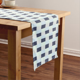 Caminho De Mesa Pequeno Light blue green with dots combination