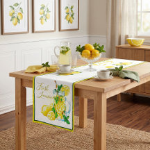 Limonada corredor de mesa curto