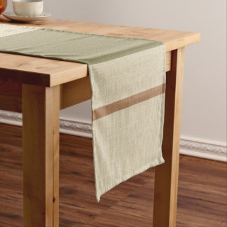 Caminho De Mesa Pequeno Listras Modernas Neutras