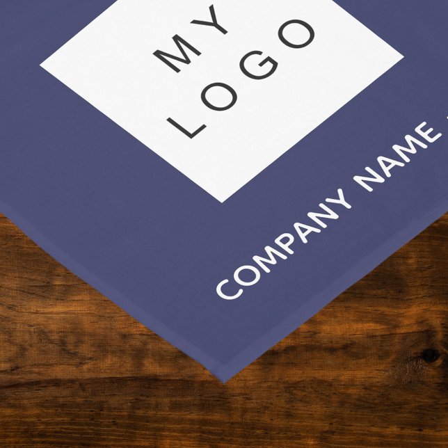 Caminho De Mesa Pequeno logotipo comercial branco azul-marinho (Criador carregado)