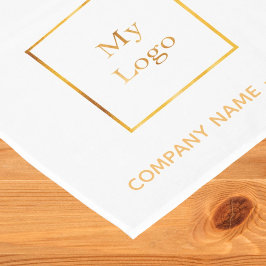 Caminho De Mesa Pequeno Logotipo comercial do salão de ouro branco