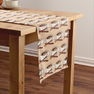 Caminho De Mesa Pequeno Masala Escolheu Chai Tea Teacup Indian Cuisine