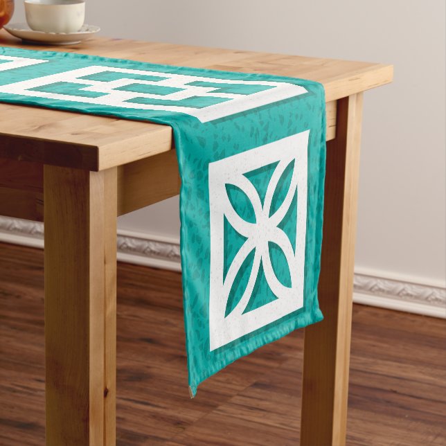 Caminho De Mesa Pequeno Meio século Moderno de Quebra de Bloco Aqua Runner (No Local)