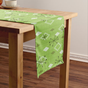 Caminho De Mesa Pequeno Meio século Moderno Diamantes Chartreuse