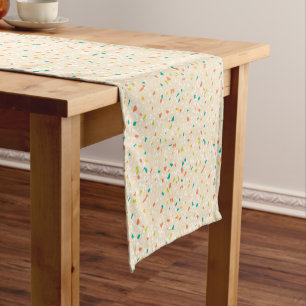 Caminho De Mesa Pequeno Meio século Moderno Terrazzo Multi Runner