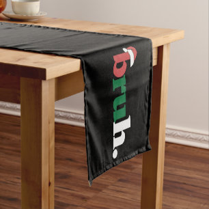 Caminho De Mesa Pequeno Meme Engraçado Dizer Cumprimento Irmão Natal