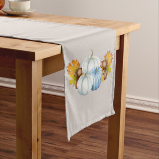 Caminho De Mesa Pequeno Mesa de Cream Pumpkins
