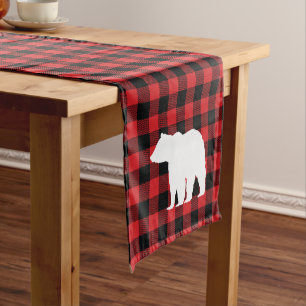 Caminho De Mesa Pequeno Mesa do Padrão de Verificação de Buffalo do Urs