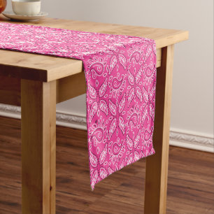 Caminho De Mesa Pequeno mesa do padrão Paisley do País Rosa
