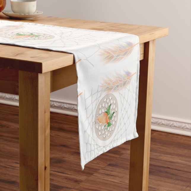 Caminho De Mesa Pequeno Mesa elegante branca (No Local)
