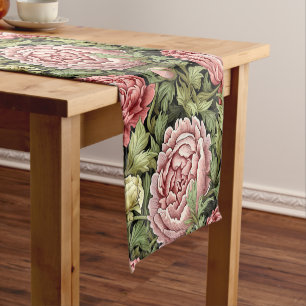 Caminho De Mesa Pequeno Mesa Runner Peony Flowers
