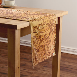Caminho De Mesa Pequeno Moda russa de caubói marrom