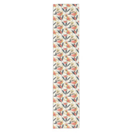 Caminho De Mesa Pequeno Modern Abstract Spring Floral Table Runner
