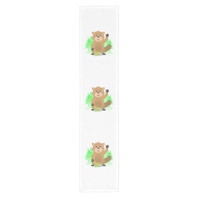 Caminho De Mesa Pequeno Mole Clipart (Frente)