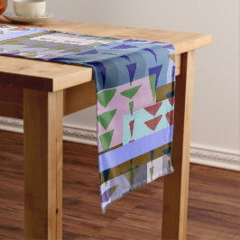 Caminho De Mesa Pequeno Motivo Geométrico Global Moderno – Gráfico de Tend