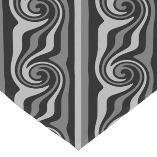 Caminho De Mesa Pequeno Motoveleiro cinza preto e abstrato