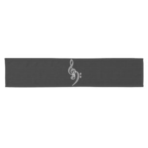 Caminho De Mesa Pequeno Música - Treble e Bass Clef