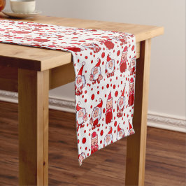 Caminho De Mesa Pequeno Natal Gnomo