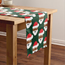 Natal Negro Papai Noel Castanho Pele Verde