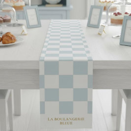 Caminho De Mesa Pequeno Nome Comercial de Padaria com Exposição de Evento