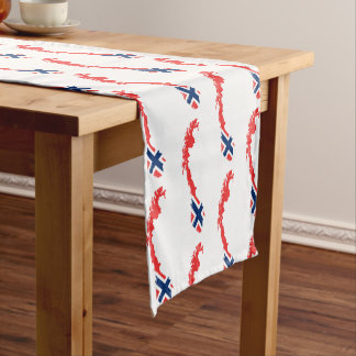 Caminho De Mesa Pequeno Noruega bandeira