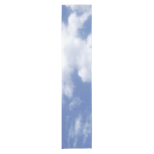 Caminho De Mesa Pequeno nuvens no céu azul (Frente)