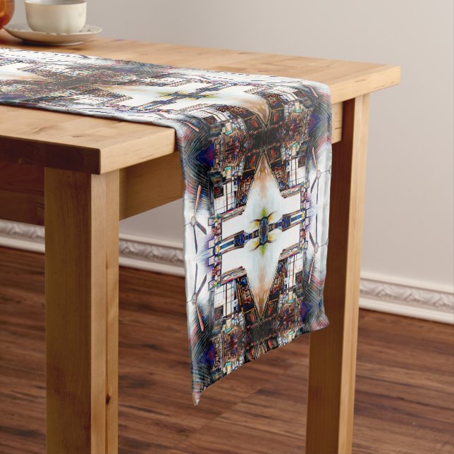 Caminho De Mesa Pequeno O amor não é uma parede, é uma ponte (No Local)