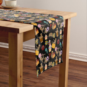 Caminho De Mesa Pequeno O doce da preguiça trata o teste padrão
