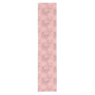 Caminho De Mesa Pequeno O rosa da borboleta