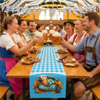 Caminho De Mesa Pequeno Oktoberfest  
