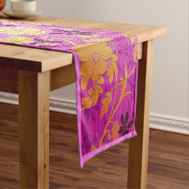 Caminho De Mesa Pequeno OURO Rosa ORIENTAL - Tablecloth, Runner