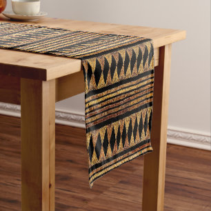Caminho De Mesa Pequeno Padrão Afrocêntrico