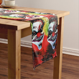 Caminho De Mesa Pequeno padrão assustador de palhaços de terror de hallowe