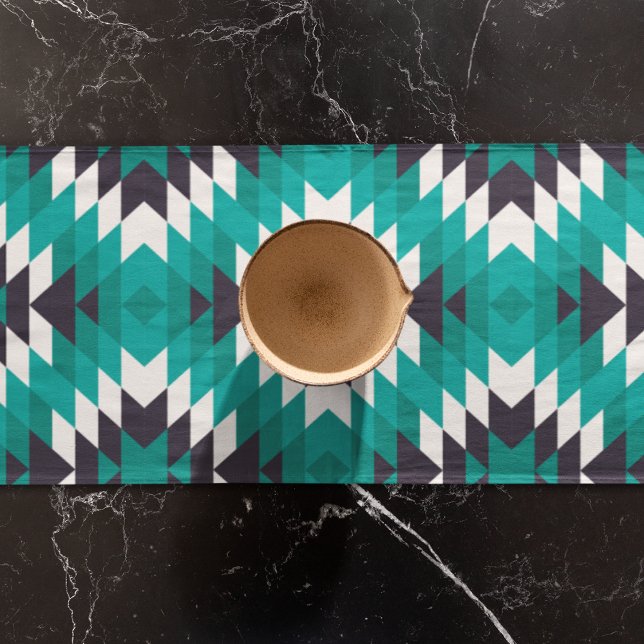 Caminho De Mesa Pequeno Padrão Asttec Tradicional (Table runner)