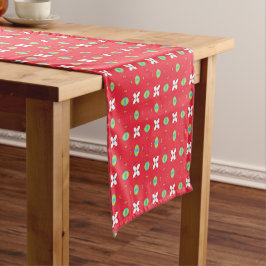 Caminho De Mesa Pequeno Padrão Charme de Férias de Natal 02 - 
