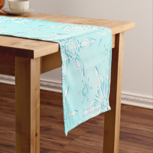 Caminho De Mesa Pequeno Padrão Crystal Snowflakes