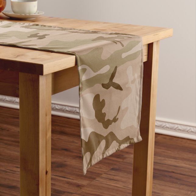 Caminho De Mesa Pequeno Padrão de Camuflagem do Deserto, Padrão Militar, E (No Local)