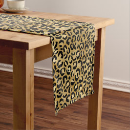 Caminho De Mesa Pequeno Padrão de Impressão Leopard Selvagem e Exótica