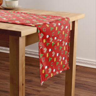 Caminho De Mesa Pequeno padrão de wallpaper de natal de natal dons de fund