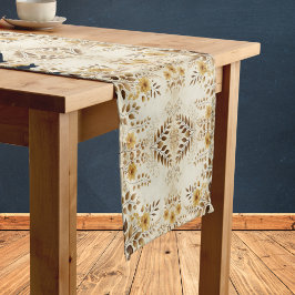 Caminho De Mesa Pequeno Padrão Floral de Farmhouse