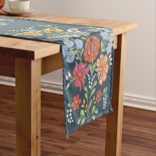 Caminho De Mesa Pequeno Padrão Floral húngaro