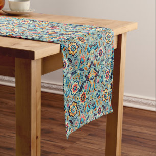 Caminho De Mesa Pequeno Padrão floral mexicano