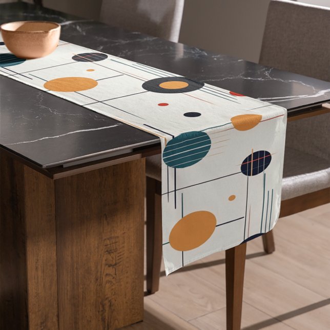 Caminho De Mesa Pequeno Padrão Geométrico do meio século (Criador carregado)