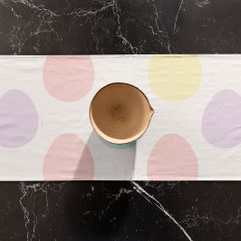 Caminho De Mesa Pequeno Padrão Moderno de Ovos de Pastel | FELZ PASCOA