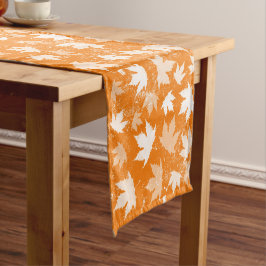 Caminho De Mesa Pequeno Padrão Rustic Autumn Fall Deixa