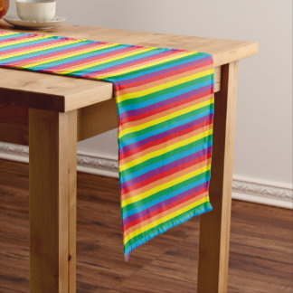 Caminho De Mesa Pequeno Padrão Simplesmente Arco-Íris